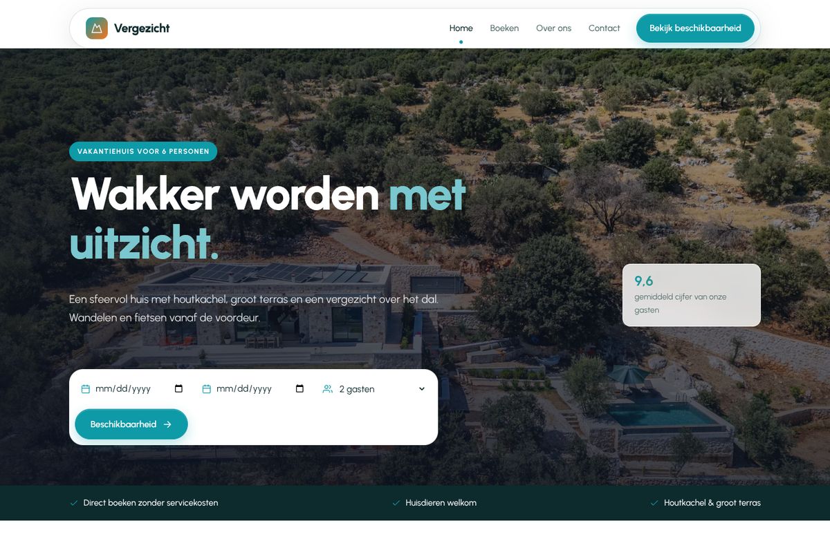 Vakantiehuis Vergezicht — Voorbeeld 3