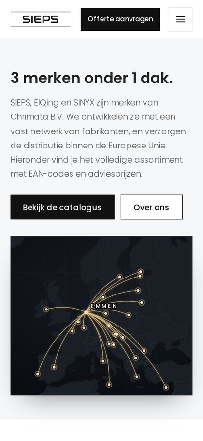 Website met catalogus · SIEPS.NL